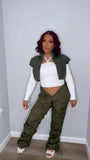 Olive vest